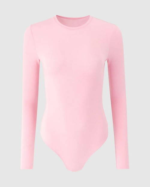 Florence by Mills Women's Softie Cotton Bodysuit, Cotton Candy, Large