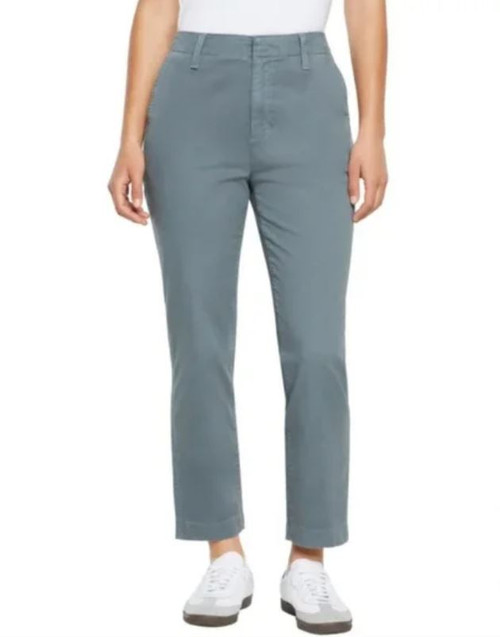 Gap Women's Stretch Cotton Slim Ankle Pants, Blue, 12