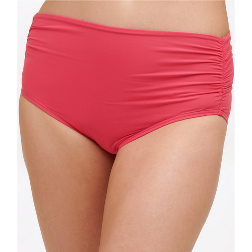 Calvin Klein Liquid Convertible Side Shirred Swim  Brief, Pink, XL