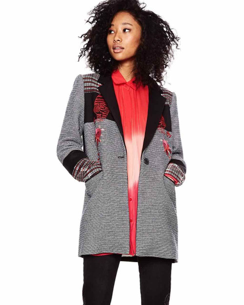 Desigual Women's Coat "Nagoya Japan", Black, 38