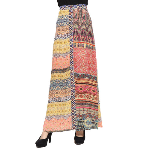 Desigual Women's Felicity Long Skirt, Orange, 38