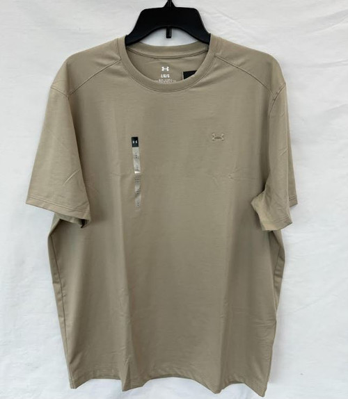 Under Armour Men's The Bouncy Tee 3D Logo Print, Tan, Small
