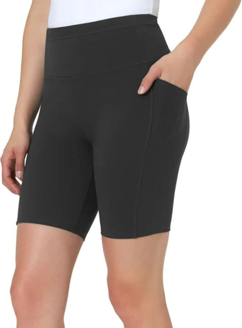 Mondetta World Outfitter Women's Active Bike Short, Black, Large