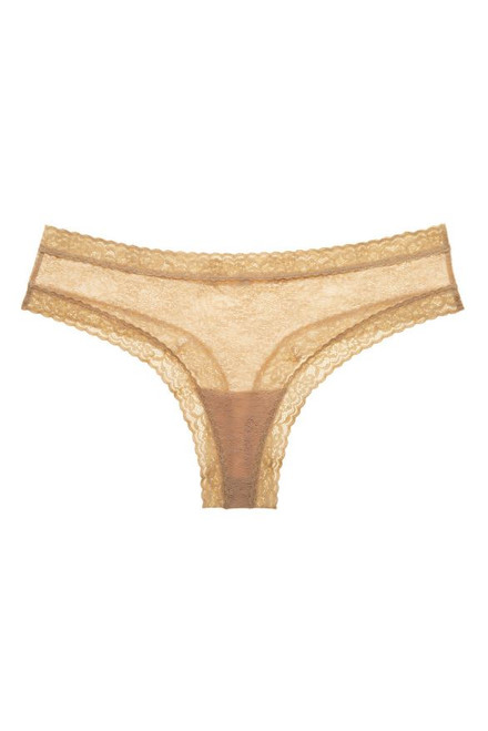 Natori Women's Lace Thong, Nude, X-Large