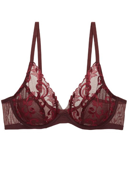 Natori Embellished Underwire Bra, Vino, 36D