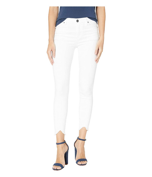 Kut from the Kloth Connie Ankle Skinny High-Rise, Optic White, 00
