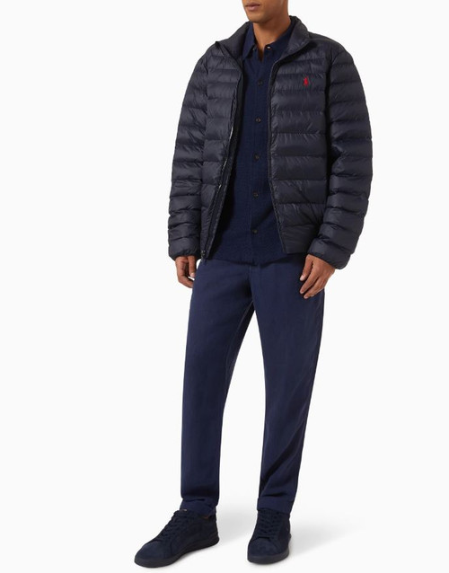 Polo Ralph Lauren Men's Colden Logo Embroidered Jacket, Navy, 3LT