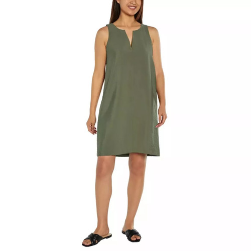 Banana Republic Women's Sleeveless Satin Slip Dress, Sage Green, Large