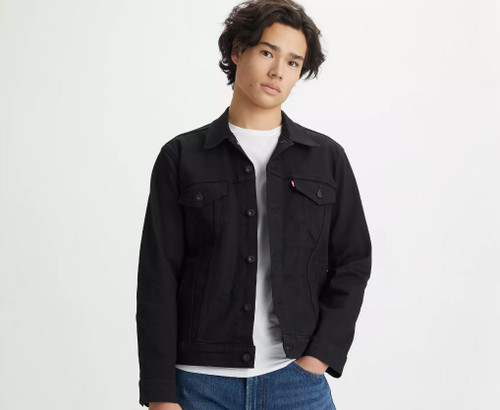 Levi's Premium Men's, Trucker Jacket, Standard fit, Black, 2X-Large