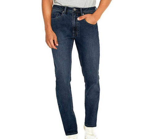 Buffalo David Bitton Slim Straight Stretch Demin, Dark Blue, 40W X 29L