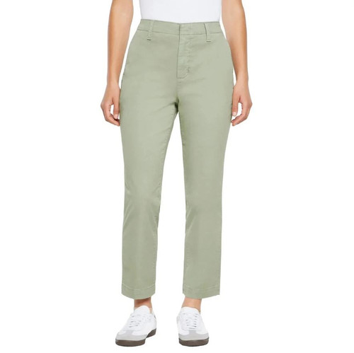 Gap Women's Stretch Cotton Slim Ankle Pants, Green, 16