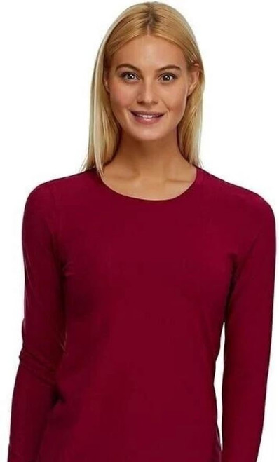 Felina Women's Cozy Knit Long Sleeve Shirt Top, Mauve Wine, X-Large