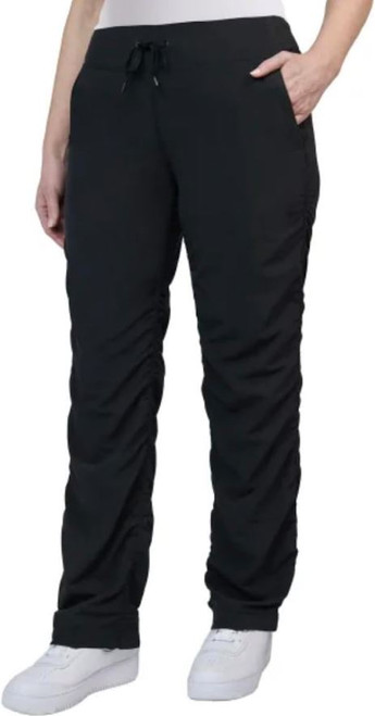 Kirkland Signature Women's Stretch Woven Active Pant, Black, X-Large