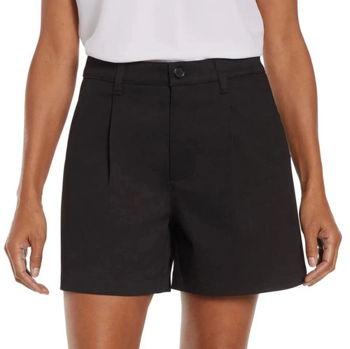 Banana Republic Women's Pleat Front Shorts, Black, 12