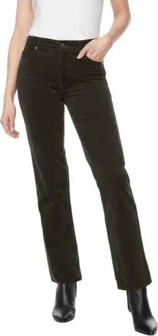 Buffalo David Bitton Women's Stretch Straight Leg Corduroy Pant, Rosemary, 16/36
