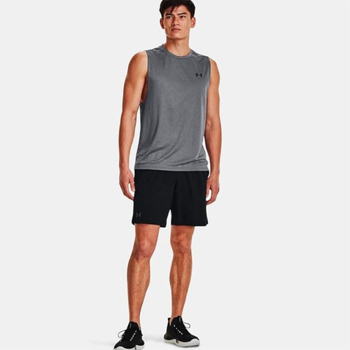 Under Armour Men's Velocity Muscle Tank Top, Pitch Gray Light Heather, X-Large
