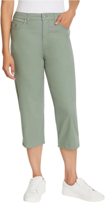 Gloria Vanderbilt Women's Amanda High Waisted 5 Pocket Capri Pant 12