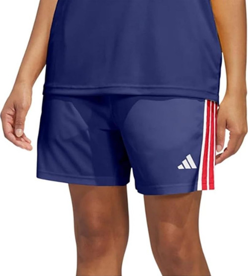 Adidas Women's Train Essentials 3-Stripes 5" Shorts, Mystic Ink, Large