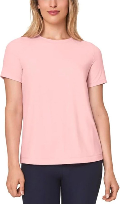 Mondetta World Outfitter Women's Active Stretch Short Sleeve Tee Shirt, Fairy Tale, Small