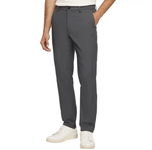 Banana Republic Men's Athletic Fit Commuter Flex Pant, Gray, 38X32