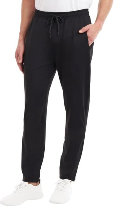 Kirkland Signature Men's Moisture Wicking Active Jogger Pant, Black, Medium