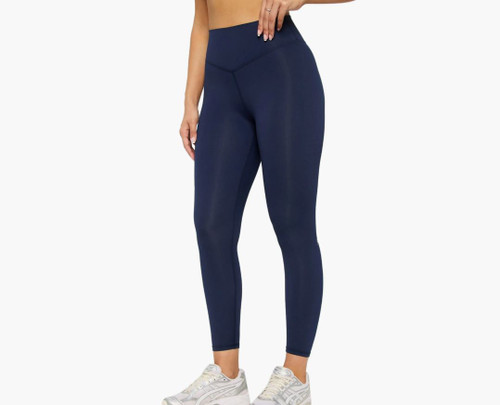Fabletics Women's Oasis Pureluxe Legging With Pockets, Navy, Large