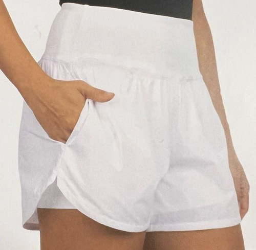 Spyder Active Women's Woven Short, Compression Inner Shorts, White, Large