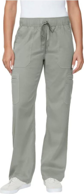 Buffalo David Bitton Women's Tencel Pull-On Cargo Pant, Green XXL