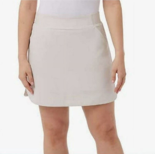 32 Degrees Cool Women's Active Skirt with Pockets, Sea Salt, X-Small