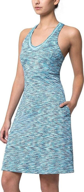 Mondetta Performance Gear MPG Ladies' Travel Dress, Teal Combo, Medium