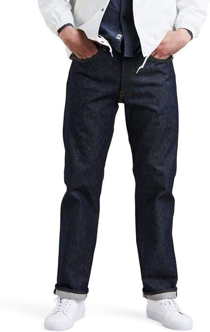 Levi’s Men's 501 Original Fit Jeans, Sits At Waist, Straight Leg, Rigid, 33W X 34L