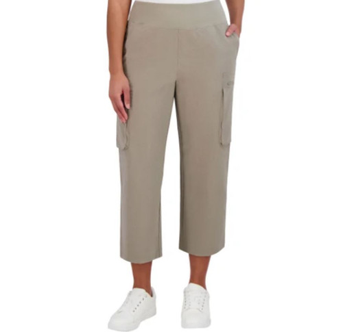SAGE Collective Women's Cargo Pant, Green, Small