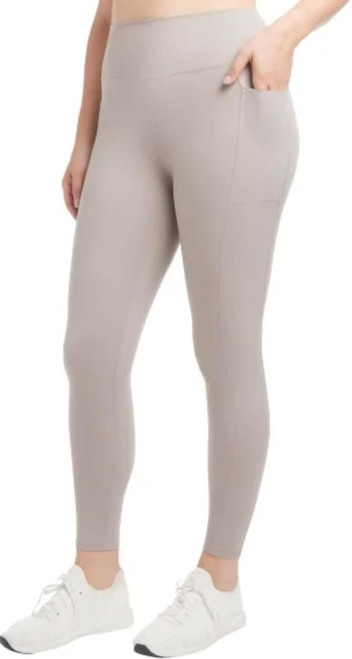 Danskin Women's High Waist Lightweight Legging, Satellite, Small