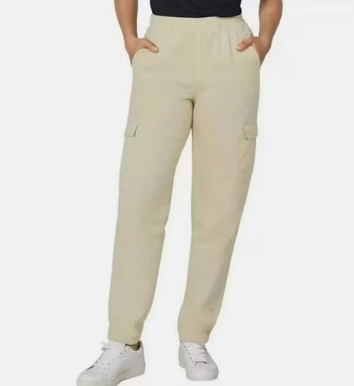 Gap Women's High Rise Twill Cargo Pant, Tan, X-Large