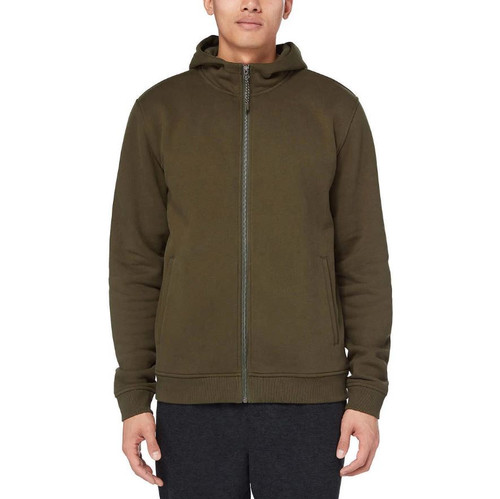 Kirkland Signature Men's Full Zip Hoodie, Green, Medium
