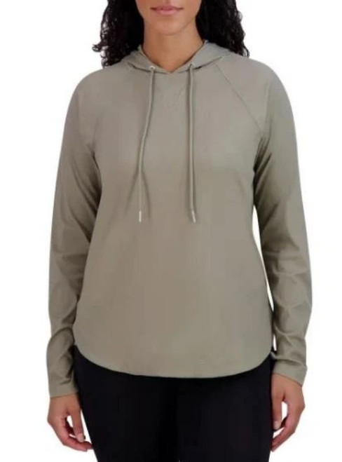 SAGE Women's Lightweight Hoodie, Long Sleeve, Green, Medium