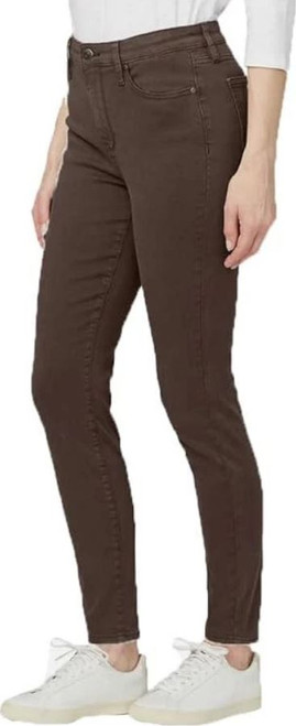 Buffalo David Bitton Women's High Rise Skinny Leg Strech Pant, Dark Oat, 10/30