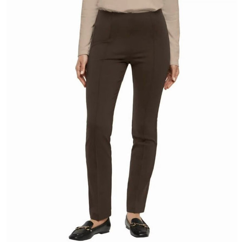 Banana Republic Women's Skinny Everywhere Ponte Pant, Brown, Medium