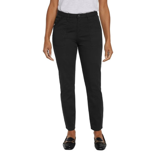 Banana Republic Women's High Rise Twill Pant, Black, 16