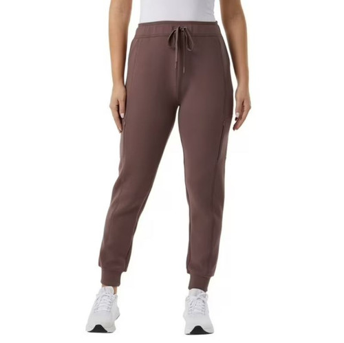 32 Degrees Heat Women's Active Tech Jogger Pant with Pockets, Brown, Medium