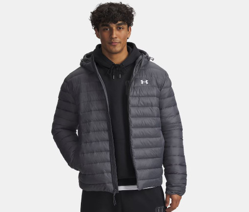 Under Armour Men's Storm Insulated Puffer Jacket, Gray, Small