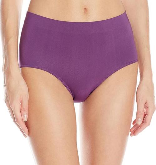 Bali Women's Seamless Underwear, Smoothing Brief Panties, Deep Cerise, Medium