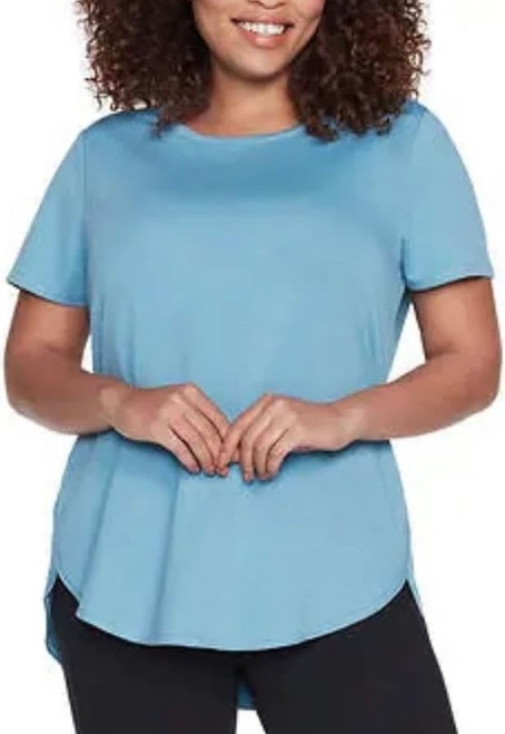 Skechers Gowalk Women's Short Sleeve Tunic Tee, Blue, Medium