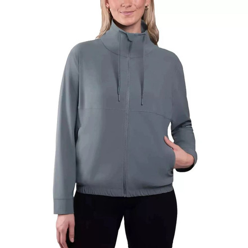 KIRKLAND Signature Women's Active Full Zip, Stormy Blue, Medium
