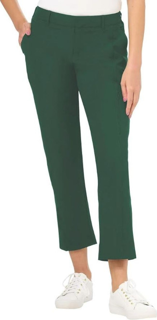 Kirkland Signature Women's Travel Pant, Utility Pocket, Green, 6