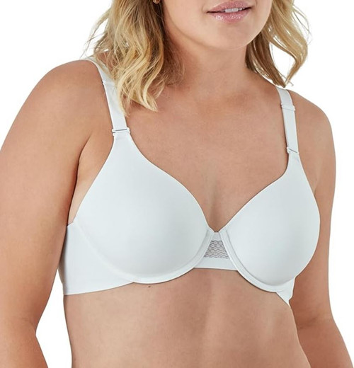 Bali Women's Ultimate Smoothing Underwire T-Shirt Bra, White, 34C