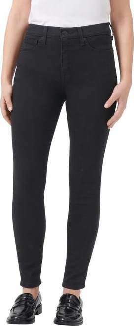 Kirkland Signature Women's High-Rise Skinny Jeans, Black, 12