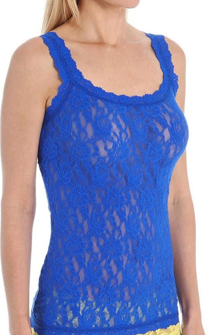 Hanky Panky Women's Signature Lace Classic Unlined Cami, Sapphire, Small
