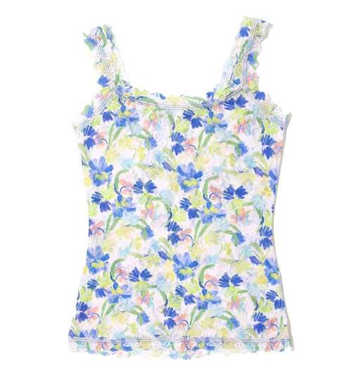 Hanky Panky Women's Signature Lace Printed Unlined Camisole, Brush Strokes, X-Small