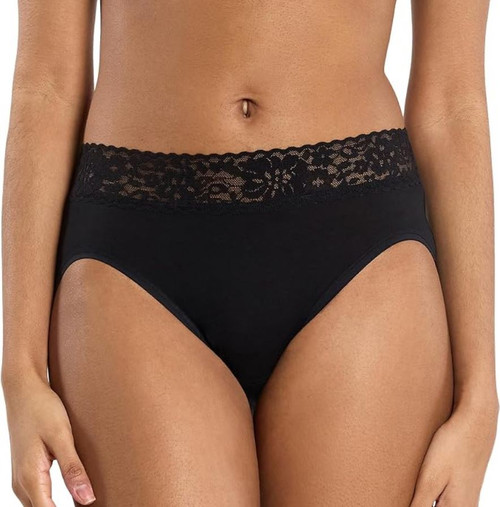 Hanky Panky Women's Dreamease French Brief, Black, Small